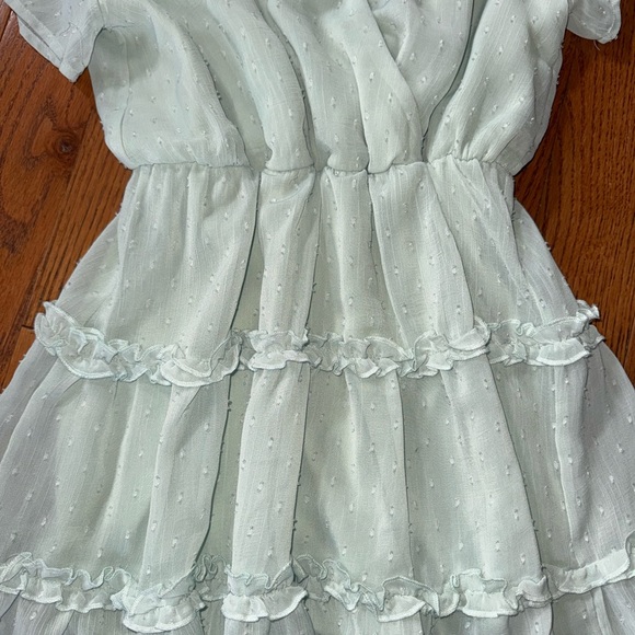 Altar’d State Light Green Ruffled Dress - Picture 5 of 8